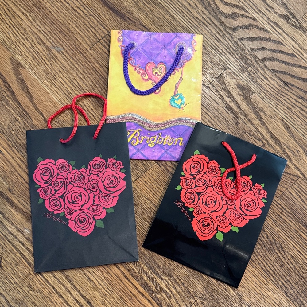 Brighton Gift Bags | 3 bags | 9”x6”x3”